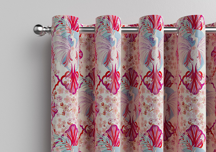 Faded Glamour, Fairground White - Made To Measure Curtains - Image 12